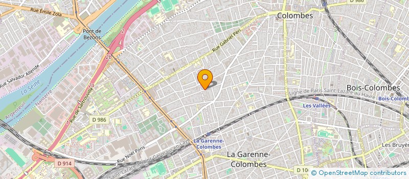 localisation de l'entreprise ATLANTIS à COLOMBES