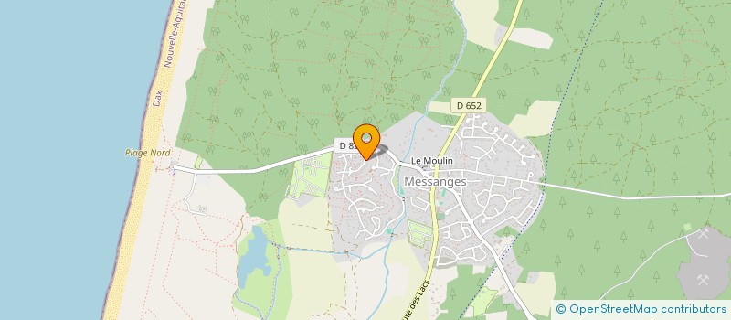 localisation de l'entreprise ATLANTIS à MESSANGES