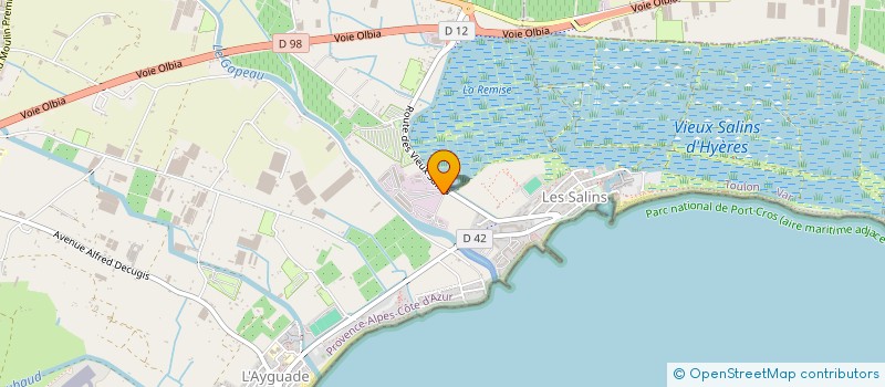 localisation de l'entreprise ATLANTIS à HYERES