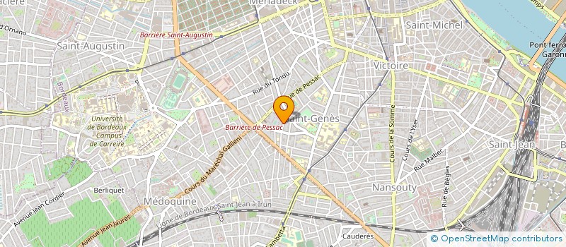 localisation de l'entreprise ATLANTIS à BORDEAUX