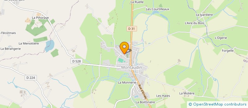 localisation de l'entreprise ATLANTIS  MONTAUDIN