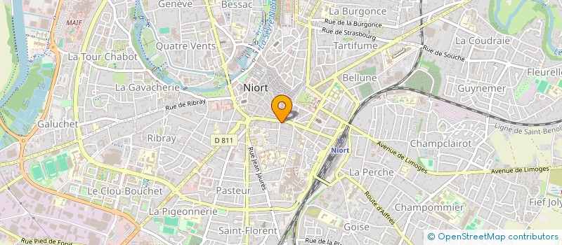 localisation de l'entreprise ATLANTIS DU COMMERCE à NIORT