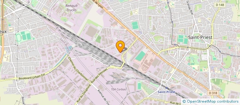 localisation de l'entreprise ATLANTIS HOLDING  SAINT-PRIEST