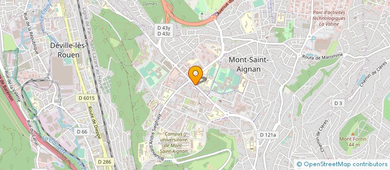 localisation de l'entreprise ATLANTIS  IMMO  MONT-SAINT-AIGNAN