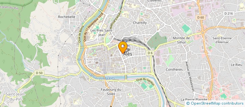 localisation de l'entreprise ATLANTIS INFORMATIQUE à ALES