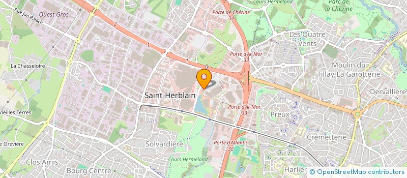 localisation de l'entreprise ATLANTIS INTERNATIONAL VOYAGES  SAINT-HERBLAIN