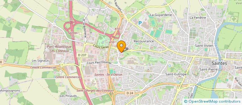 localisation de l'entreprise ATLANTIS NORD  SAINTES