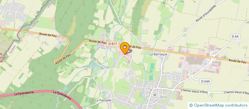 localisation de l'entreprise ATLANTIS RECEPTION  IBOS