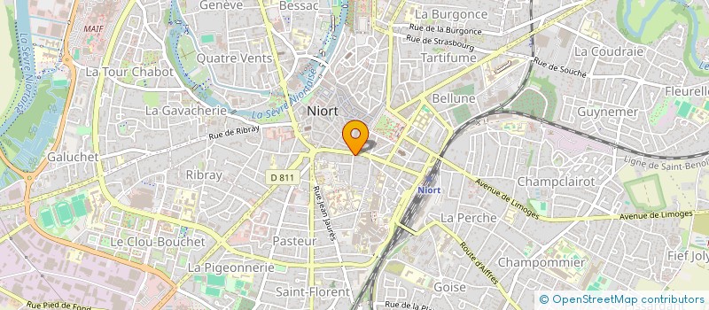 localisation de l'entreprise ATLANTIS SOLFERINO à NIORT