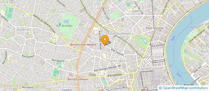 localisation de l'entreprise ATLANTISUD2023  BORDEAUX