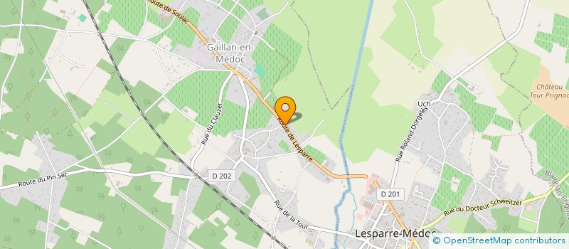 localisation de l'entreprise ATLANTIVET  GAILLAN-EN-MEDOC