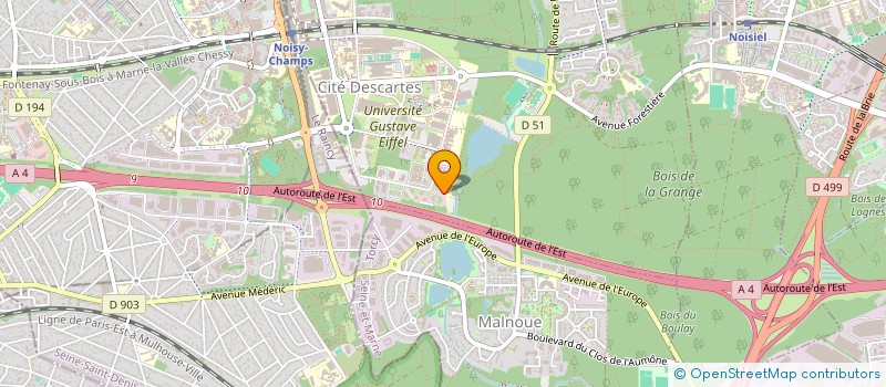 localisation de l'entreprise ATLANTIZ  CHAMPS-SUR-MARNE