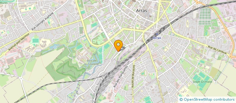 localisation de l'entreprise ATLANTYS à ARRAS
