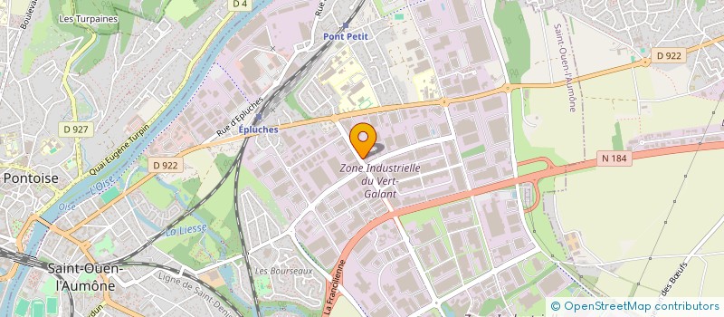localisation de l'entreprise ATLANTYS SECURITE PRIVEE à SAINT-OUEN-L'AUMONE