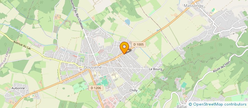 localisation de l'entreprise ATLAS 13  DOUVAINE