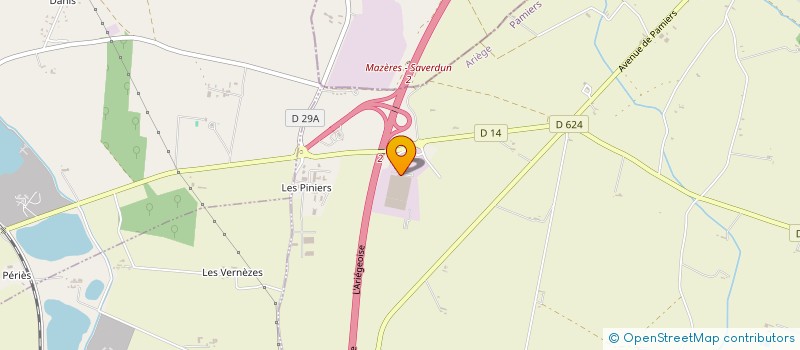 localisation de l'entreprise ATLAS à MAZERES