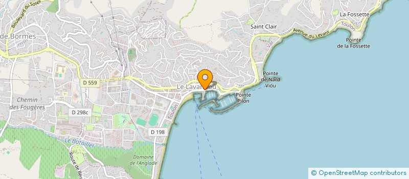 localisation de l'entreprise ATLAS à LE LAVANDOU