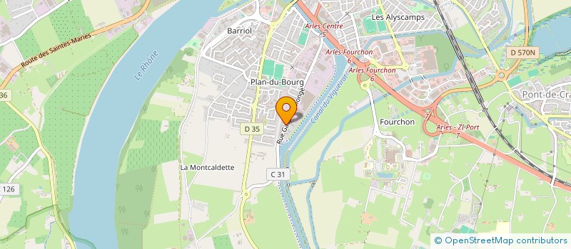 localisation de l'entreprise ATLAS à ARLES