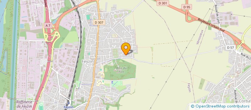 localisation de l'entreprise ATLAS  FEYZIN