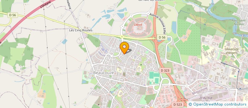 localisation de l'entreprise ATLAS  MEUDON