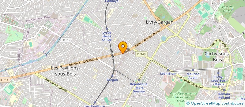 localisation de l'entreprise ATLAS  LES PAVILLONS-SOUS-BOIS