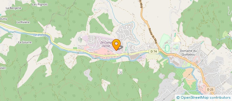 localisation de l'entreprise ATLAS à SAINTE-MAXIME