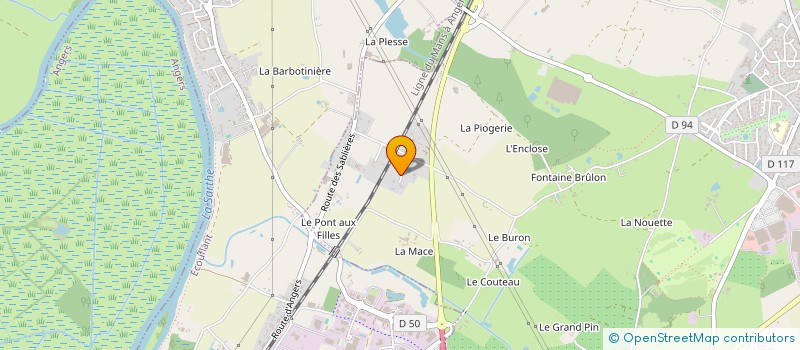localisation de l'entreprise ATLAS 49 à VERRIERES-EN-ANJOU