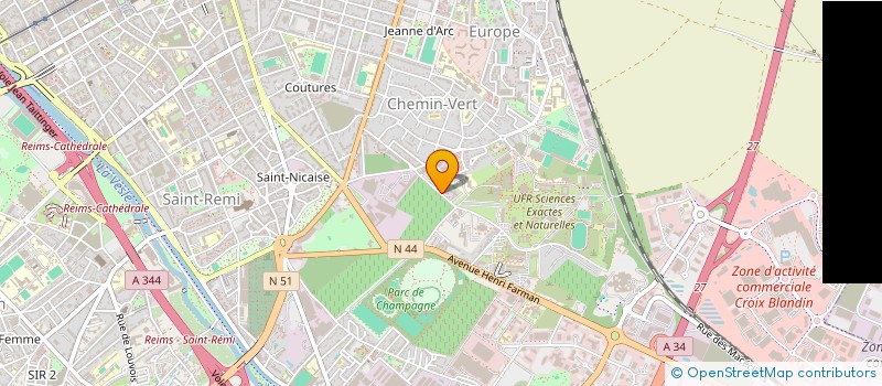 localisation de l'entreprise ATLAS  REIMS