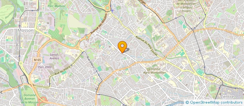 localisation de l'entreprise ATLAS à MONTPELLIER