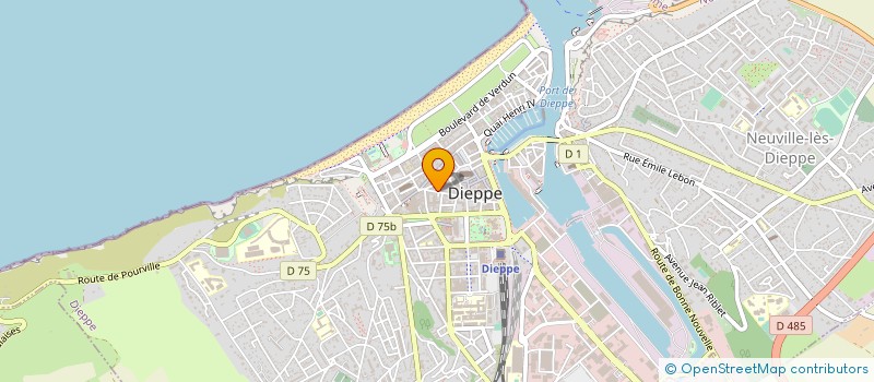 localisation de l'entreprise ATLAS à DIEPPE