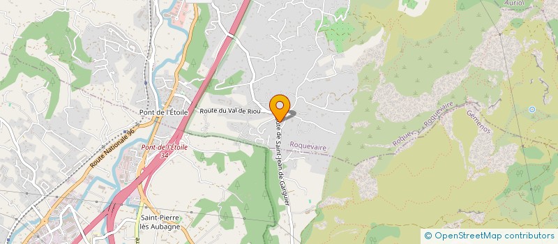 localisation de l'entreprise ATLAS  ROQUEVAIRE