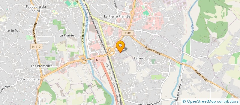 localisation de l'entreprise ATLAS à ALES