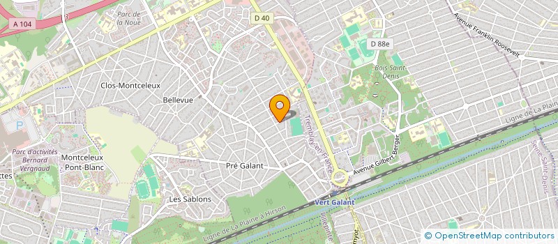 localisation de l'entreprise ATLAS à VILLEPINTE