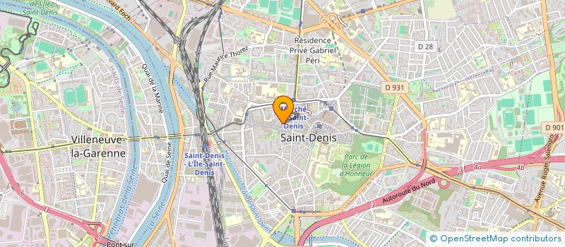 localisation de l'entreprise ATLAS  SAINT-DENIS