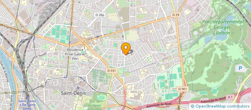 localisation de l'entreprise ATLAS à SAINT-DENIS