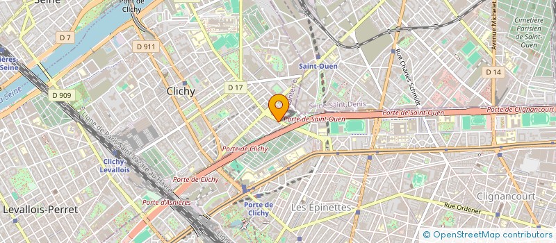 localisation de l'entreprise ATLAS à CLICHY