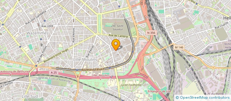 localisation de l'entreprise ATLAS à LILLE