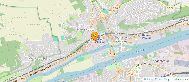 localisation de l'entreprise ATLAS  HARDRICOURT