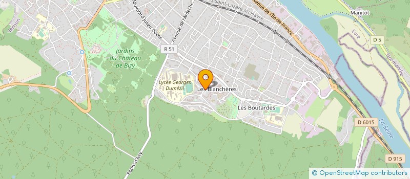 localisation de l'entreprise ATLAS  VERNON