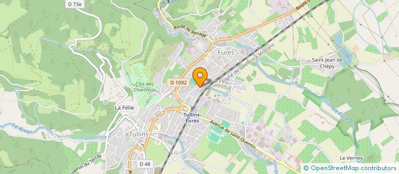 localisation de l'entreprise ATLAS  TULLINS