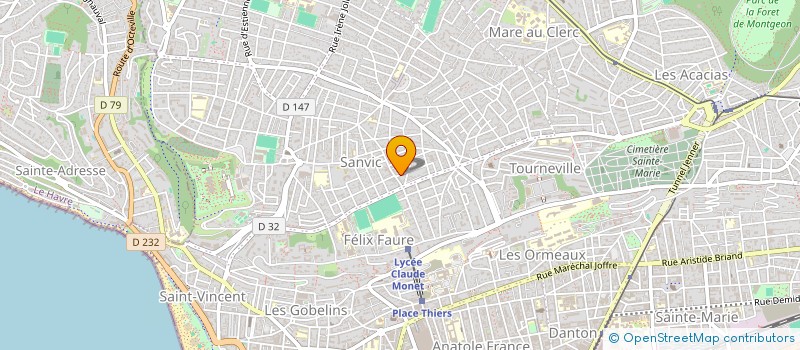 localisation de l'entreprise ATLAS à LE HAVRE