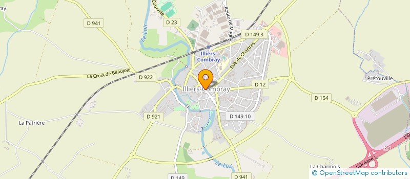 localisation de l'entreprise ATLAS à ILLIERS-COMBRAY