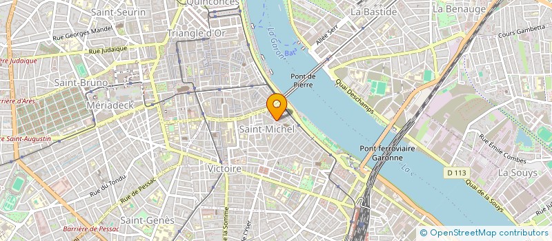 localisation de l'entreprise ATLAS  BORDEAUX