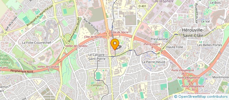localisation de l'entreprise ATLAS à CAEN