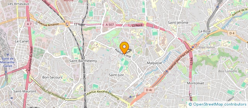 localisation de l'entreprise ATLAS à MARSEILLE