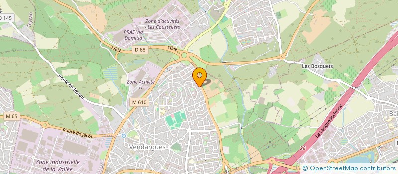 localisation de l'entreprise ATLAS à VENDARGUES