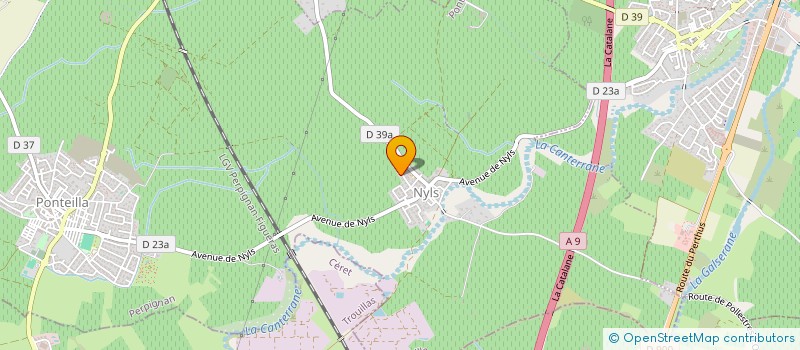 localisation de l'entreprise ATLAS  PONTEILLA