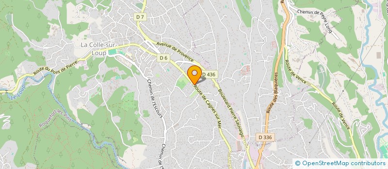 localisation de l'entreprise ATLAS  LA COLLE-SUR-LOUP