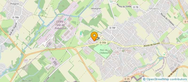 localisation de l'entreprise ATLAS à PREVESSIN-MOENS