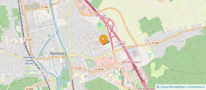 localisation de l'entreprise ATLAS  NEMOURS